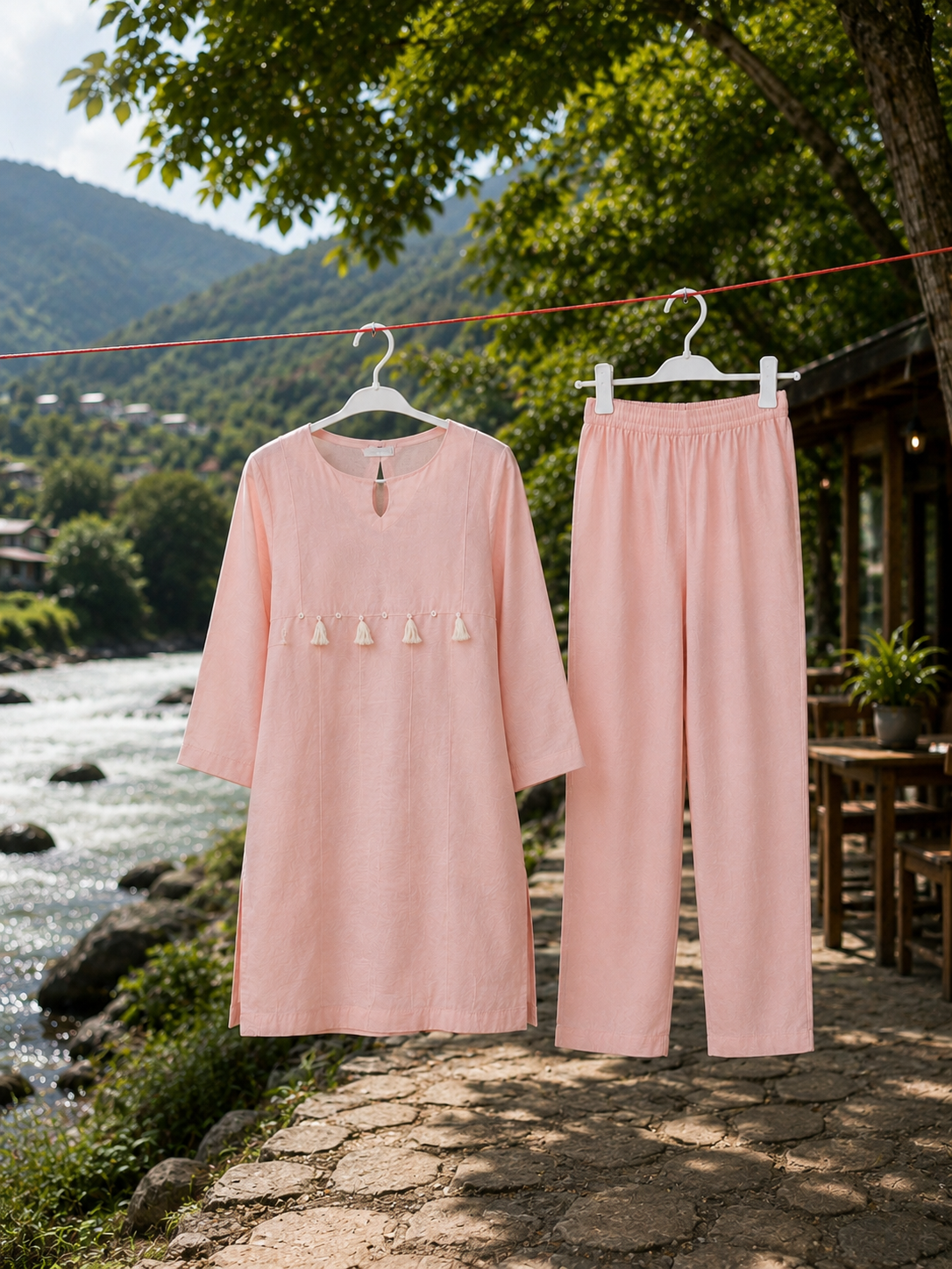 Pink Classic 2 Piece Suit