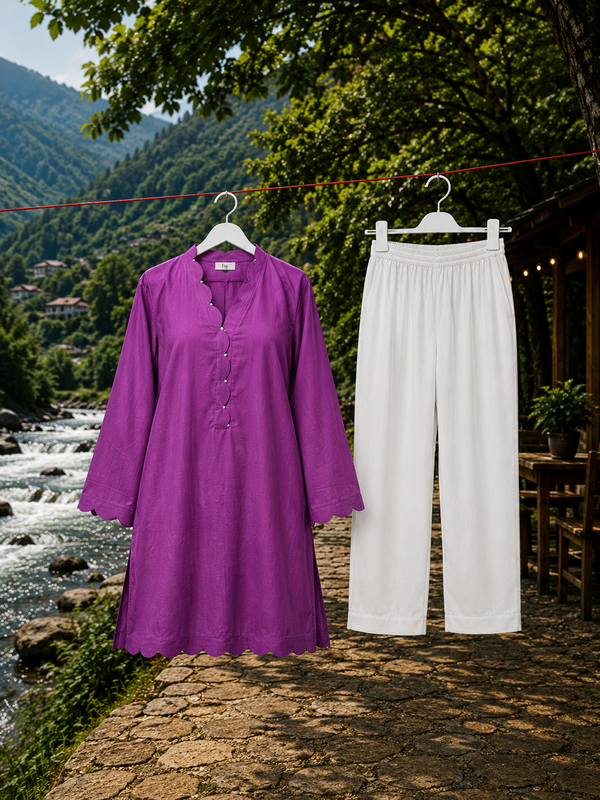 Sunlit — Embroidered 2 Piece Suit
